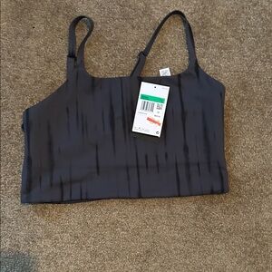 Nike Charcoal Black Sports Bra
